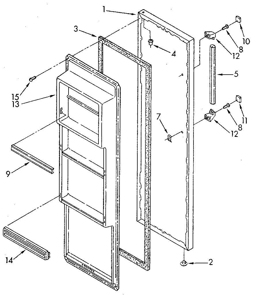 Refrigerator door