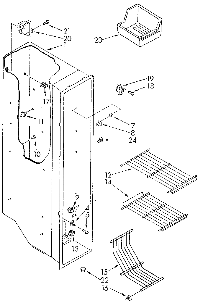 Freezer liner