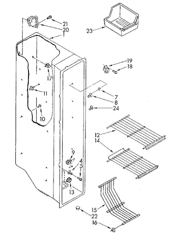 Freezer liner
