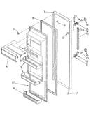 Refrigerator door