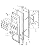 Refrigerator door
