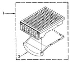Kenmore 11086984110 dry rack diagram