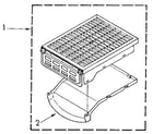 Kenmore 11086983810 dry rack diagram