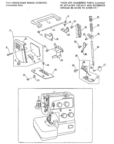 Presser bar assembly