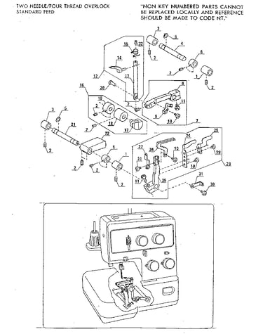 Looper and crank shaft