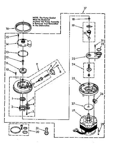 Pump and motor
