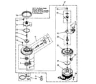 Kenmore 6651778580 pump and motor diagram
