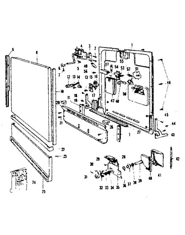Door and access panel