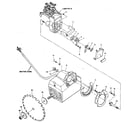Craftsman 113197110 figure 3 - yoke and motor assembly diagram