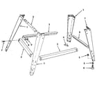 Craftsman 113197110 figure 8 - leg set diagram
