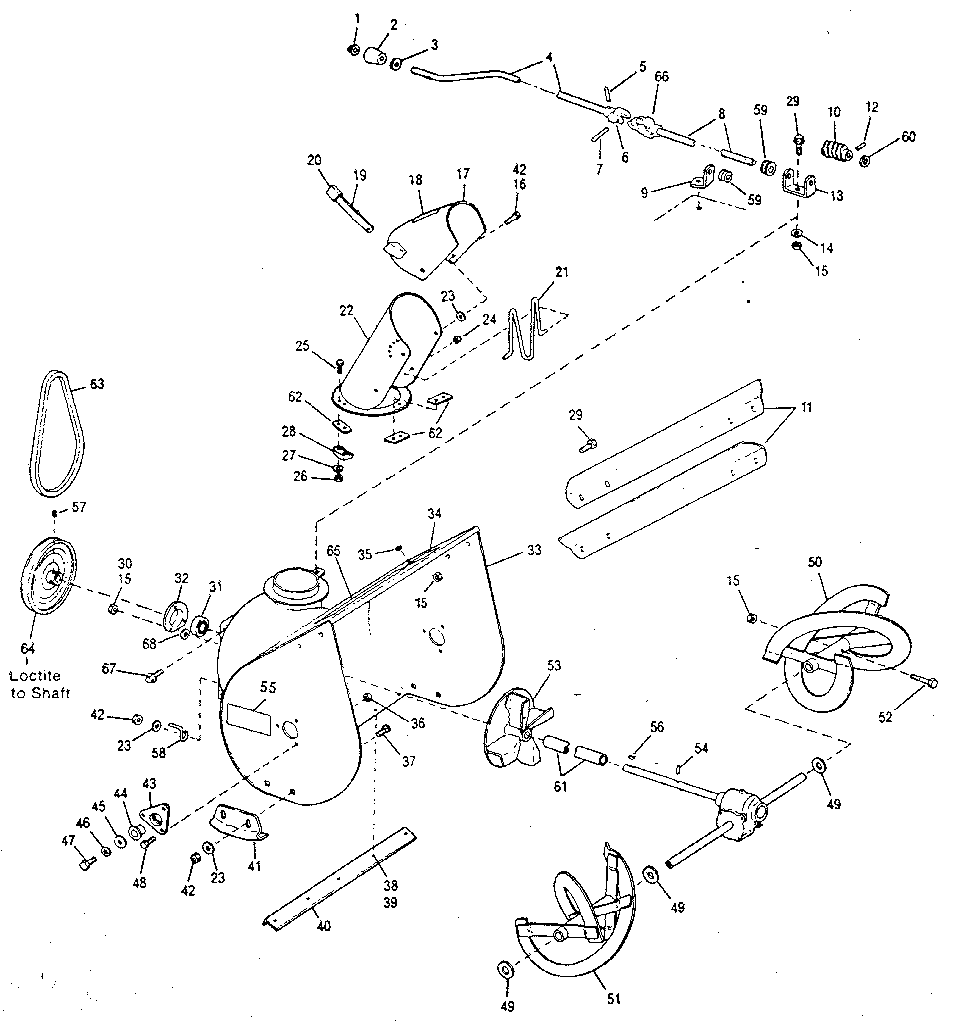Auger blade assembly