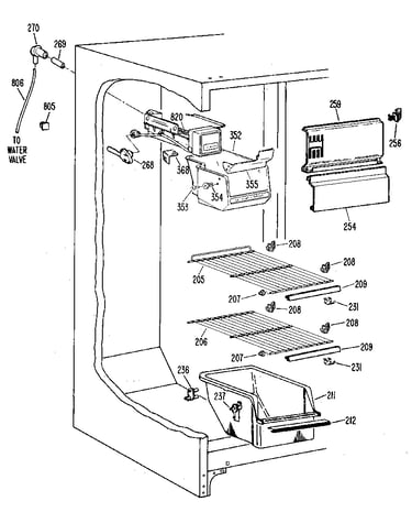 Freezer section