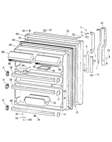 Fresh food door