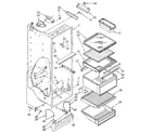 Kenmore 1068592632 refrigerator liner diagram
