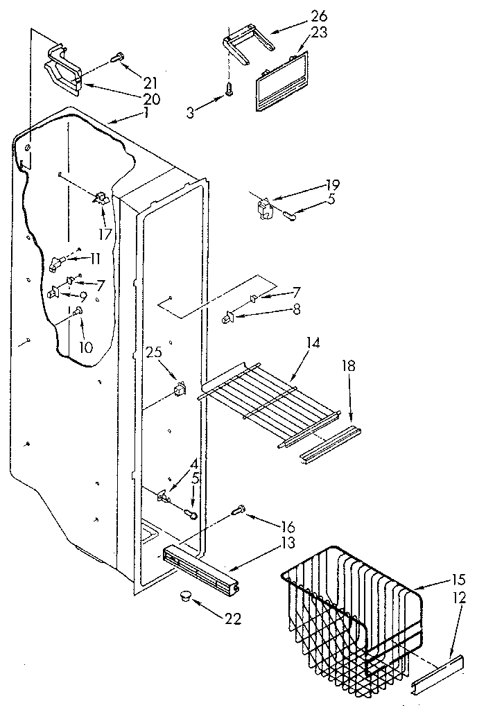 Freezer liner