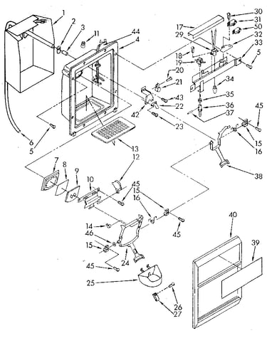 Dispenser front