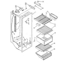Kenmore 1068590463 refrigerator liner diagram