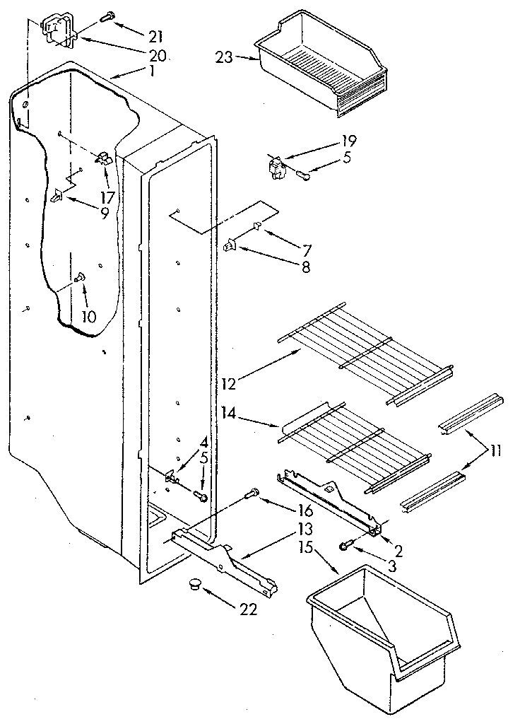 Freezer liner