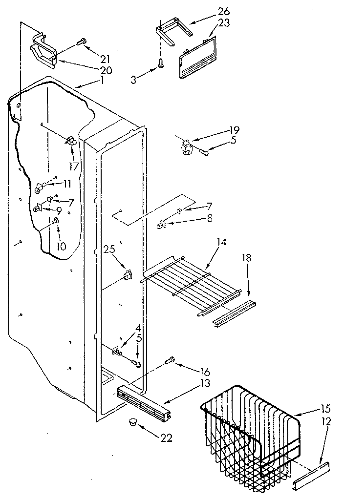 Freezer liner