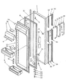 Refrigerator door