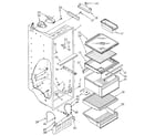 Kenmore 1069502680 refrigerator liner diagram