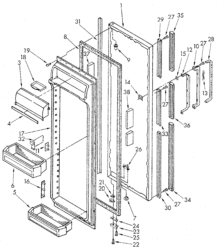 REFRIGERATOR DOOR