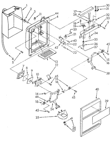 Dispenser front