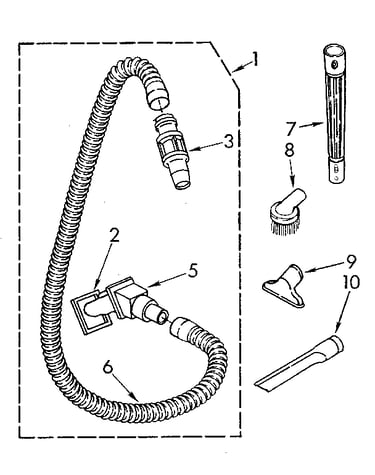 Hose and attachment