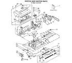 Kenmore 1163917080 nozzle and motor diagram