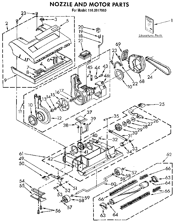 Nozzle and motor