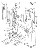 Handle and bag housing