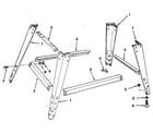 Craftsman 113197250 figure 10-leg set (model 113.197250) diagram