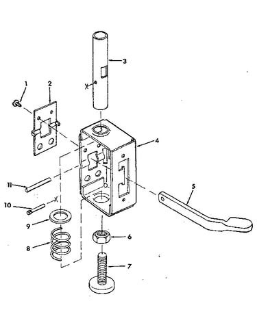 Figure 7 - foot assembly - model 113.197610