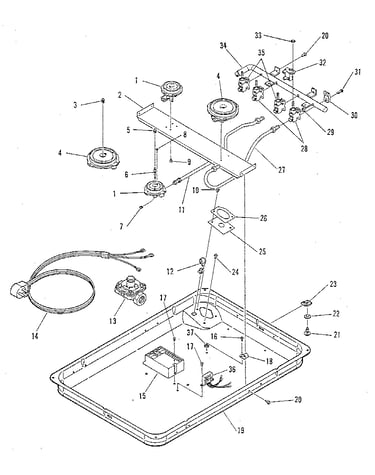 Burner section