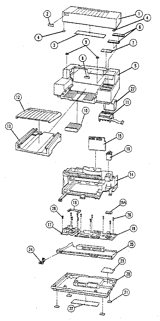 Hewlett-packard printer deskjet printer (2276a & 2277a)