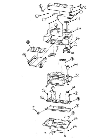 Hewlett-packard printer deskjet printer (2276a & 2277a)