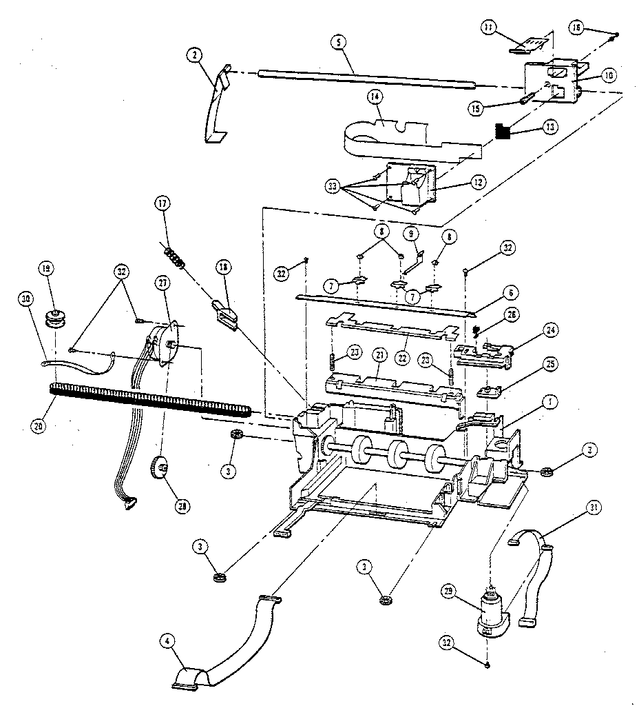 Hewlett-packard printer deskjet printer (2276a & 2277a)