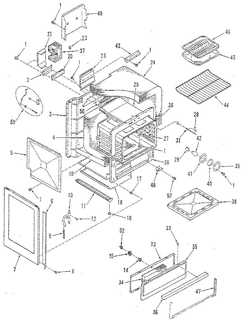 OVEN BODY SECTION