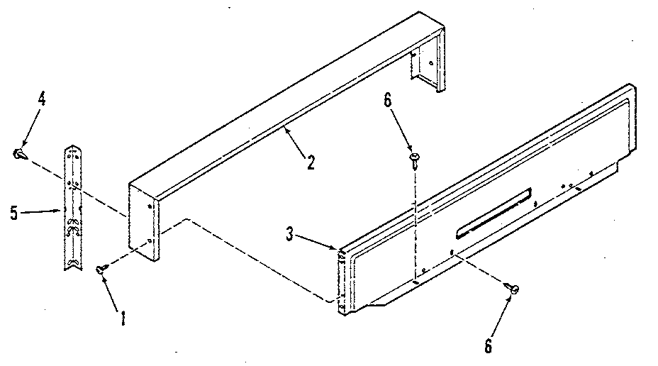 Backguard section