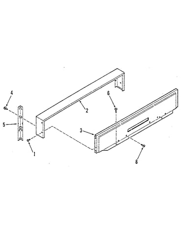 Backguard section
