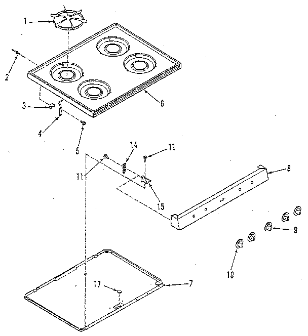 Main top section