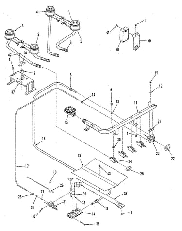 Burner section