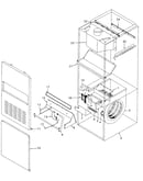 Gas-fired upflow furnace