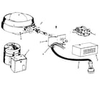 ICP NUG1050DD03 accessory power vent damper kit diagram