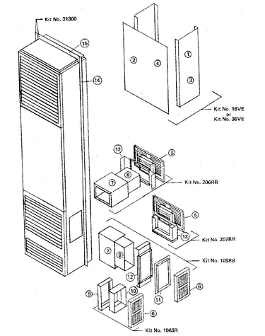 Counterflow wall furnace
