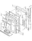 Refrigerator door