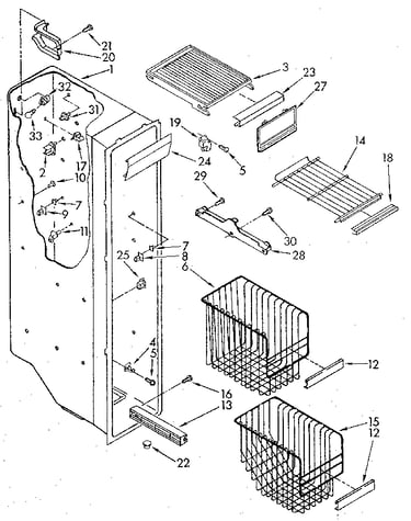 Freezer liner