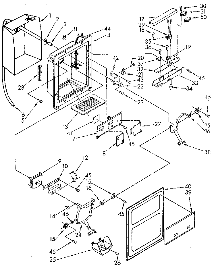 DISPENSER FRONT