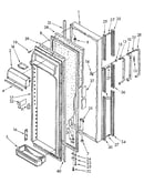 Refrigerator door
