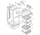 Kenmore 1068595534 refrigerator liner diagram